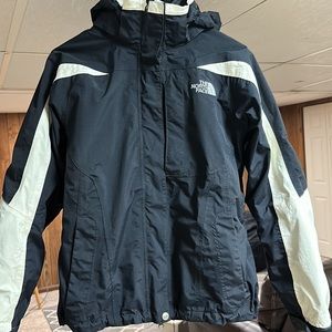 North face women’s jacket, shell and inner jacket together